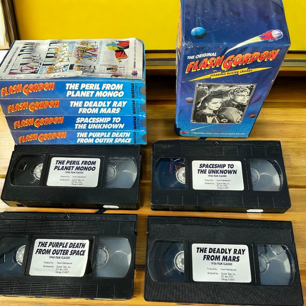 Flash Gordon VHS set